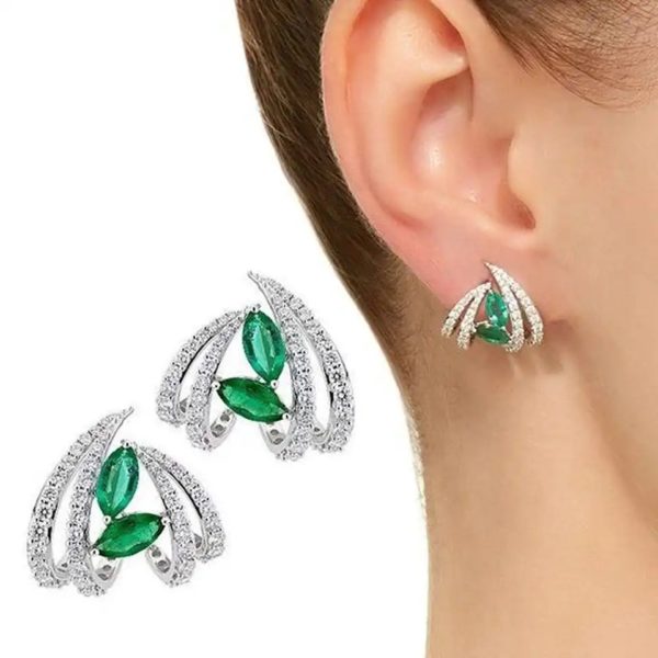 Emerald Embrace Studs