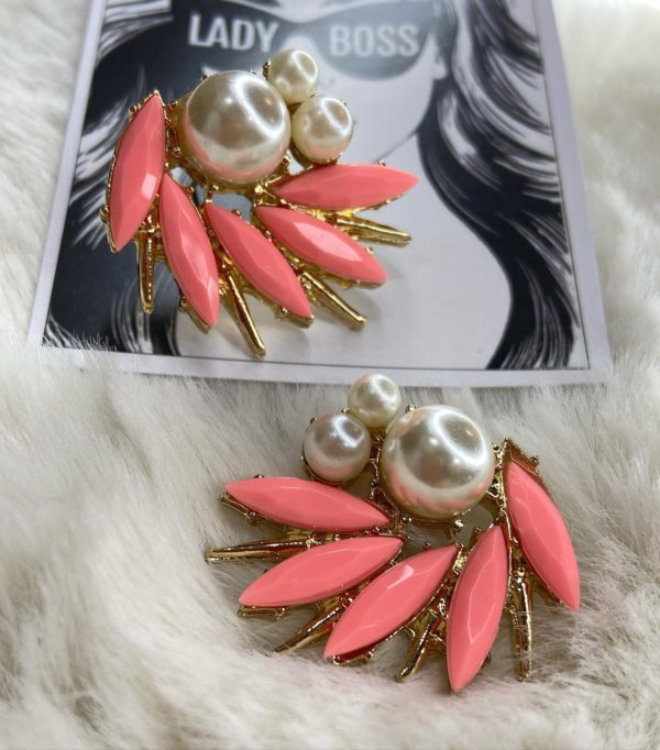 Pink Pearl Studs